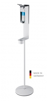 Desinfektionsmittelständer für Eurospender, mobil einsetzbar, für 500 oder 1000ml Desinfektionsmittelständer für Eurospender, mobil einsetzbar, für 500 oder 1000ml